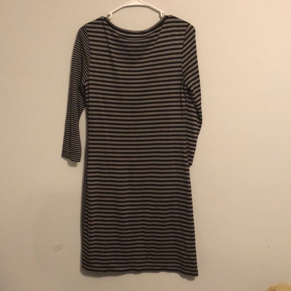 max studio long sleeve striped dress - Picture 3 of 3